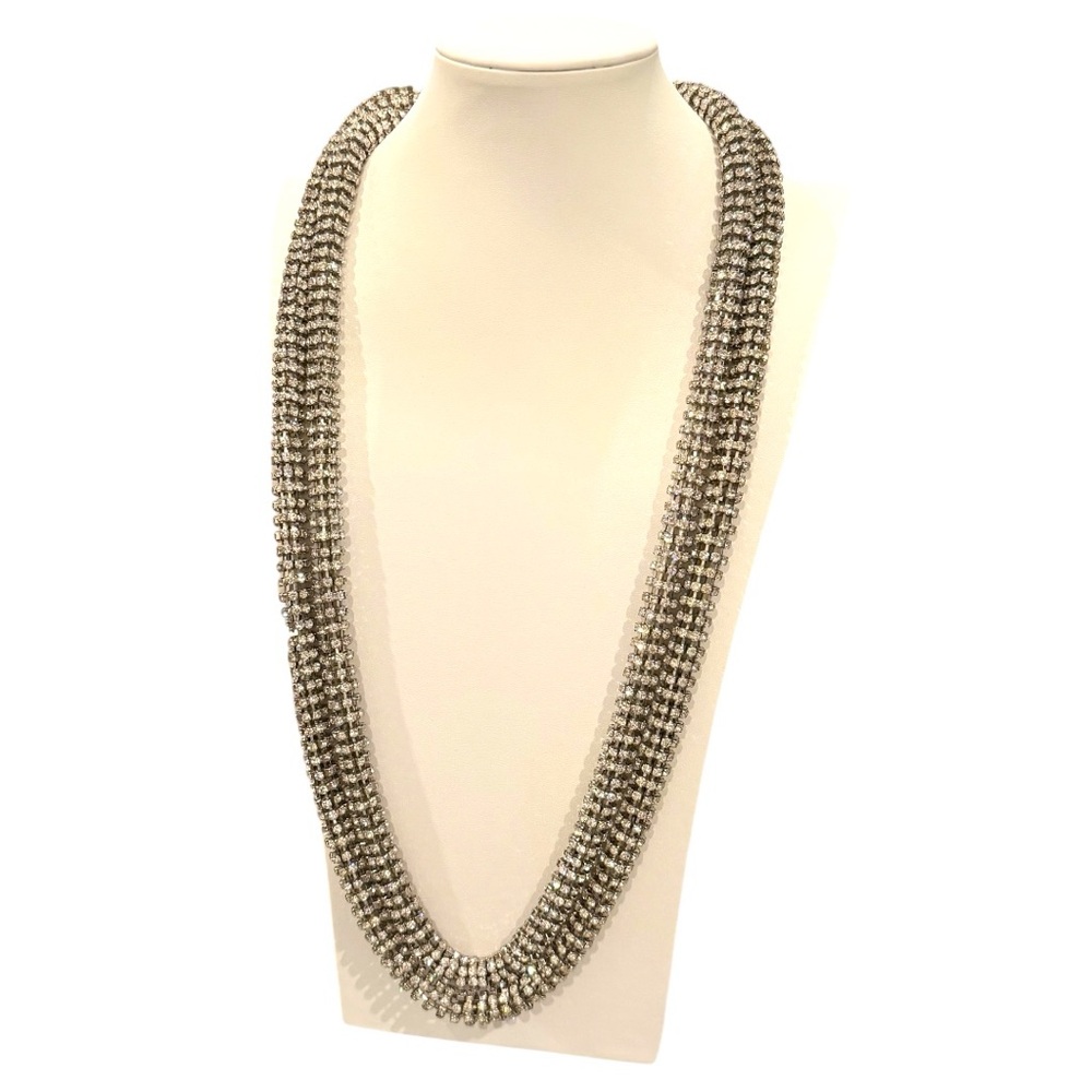✨ Glamorous Crystal Rhinestone Rope Necklaces (Set of 2) ✨ - Picture 4 of 9